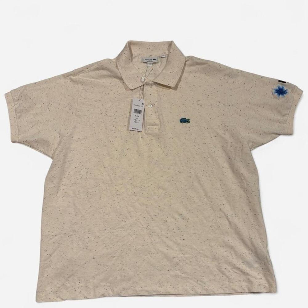 Lacoste classic fit speckled polo